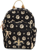 Vera Bradley Cotton NFL Small Backpack - Compact Saints Fan Pack