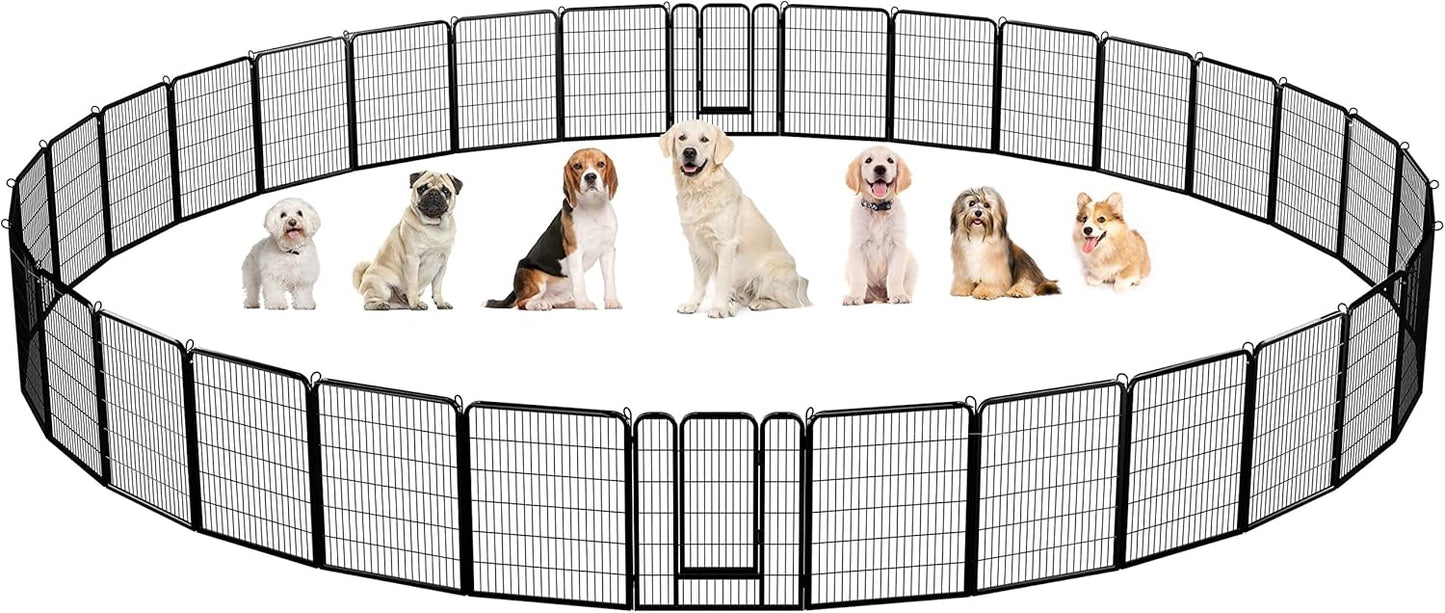 Yaheetech Dog Playpen Outdoor for Safe Pet Exercise and Play
