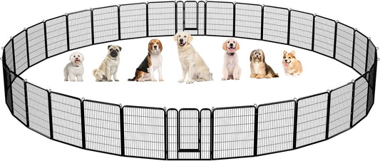 Yaheetech Dog Playpen Outdoor for Safe Pet Exercise and Play