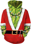 Unisex Kids Ugly Christmas Sweatshirt Hoodie Pullover - Fun Festive