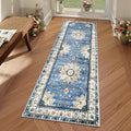Lahome Oriental Floral Medallion 2x6 Hallway Runner - Low-Pile