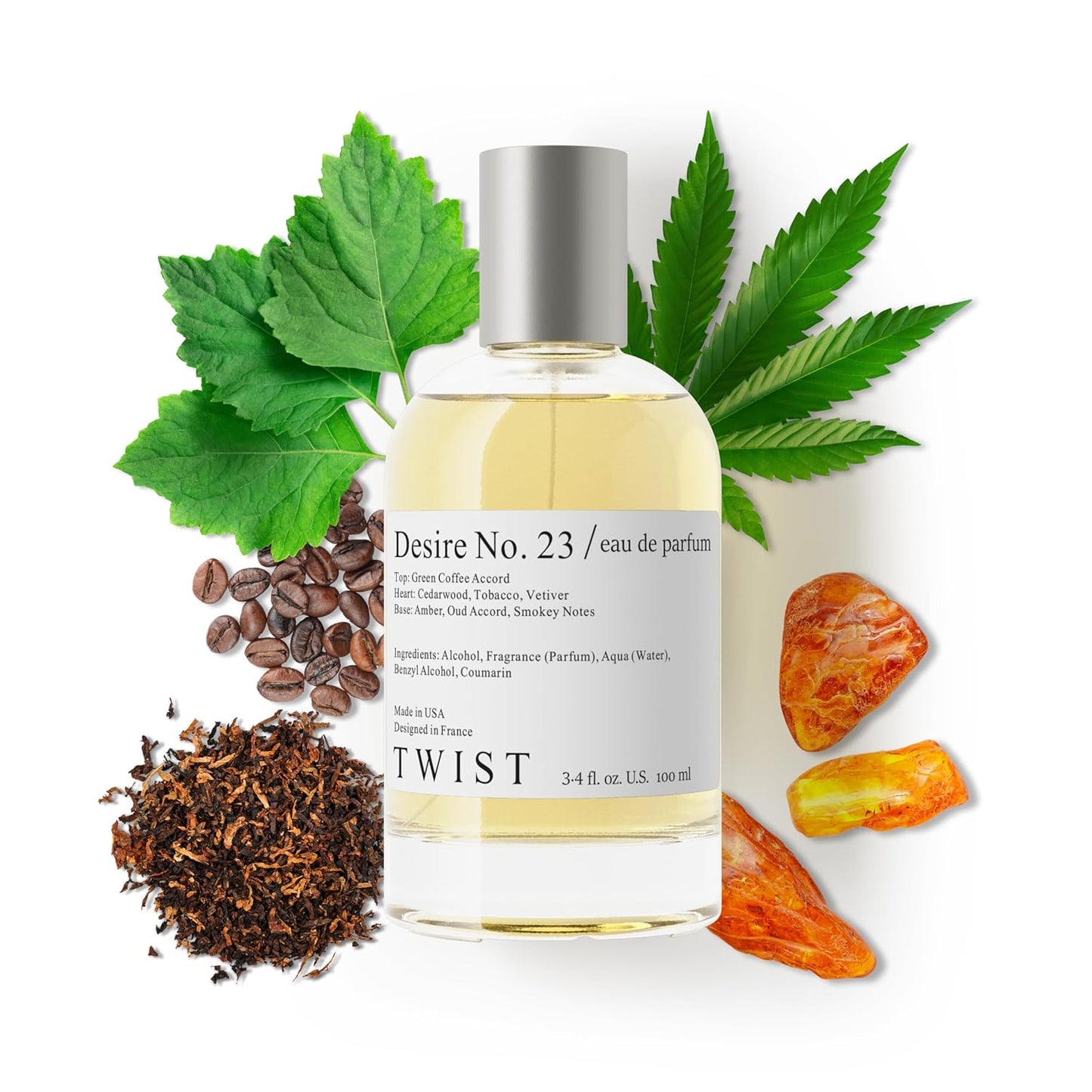 Twist Desire No. 23 Eau De Parfum - Unisex Long-Lasting Fragrance