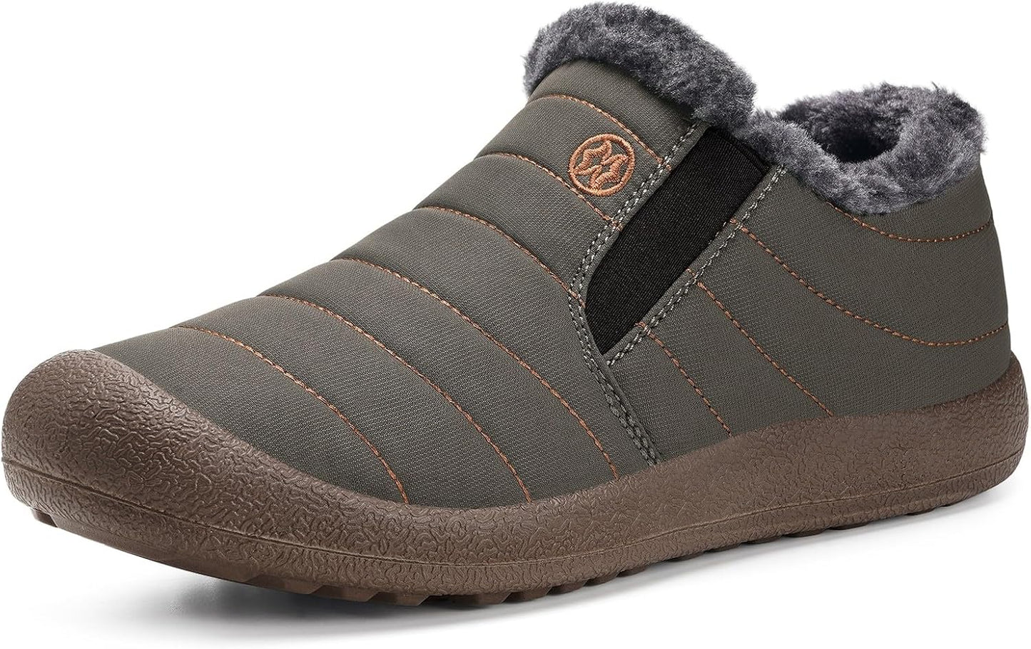 Womens Mens Snow Boots Winter Shoes Slip On Ankle Booties