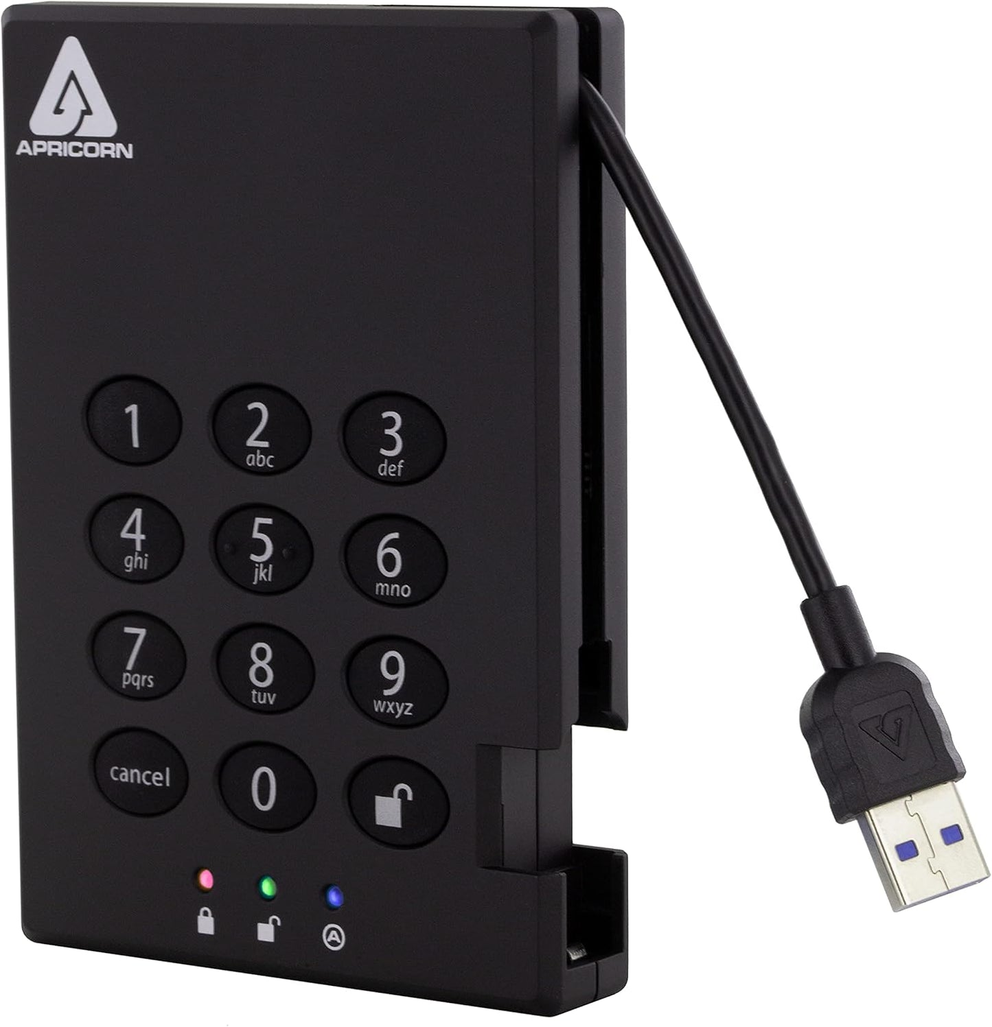 Secure Your Data with Apricorn Aegis Padlock 500GB Drive!