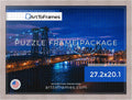 ArtToFrames 27.2x20.1 in Gray Oak Puzzle Frame - Clean Display