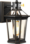 VIANIS Motion Sensor Outdoor Wall Lantern - Dusk to Dawn LED Light