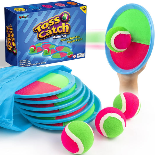 Toss & Catch Ball Set for Fun Play! Ayeboovi Toys - 35 characters