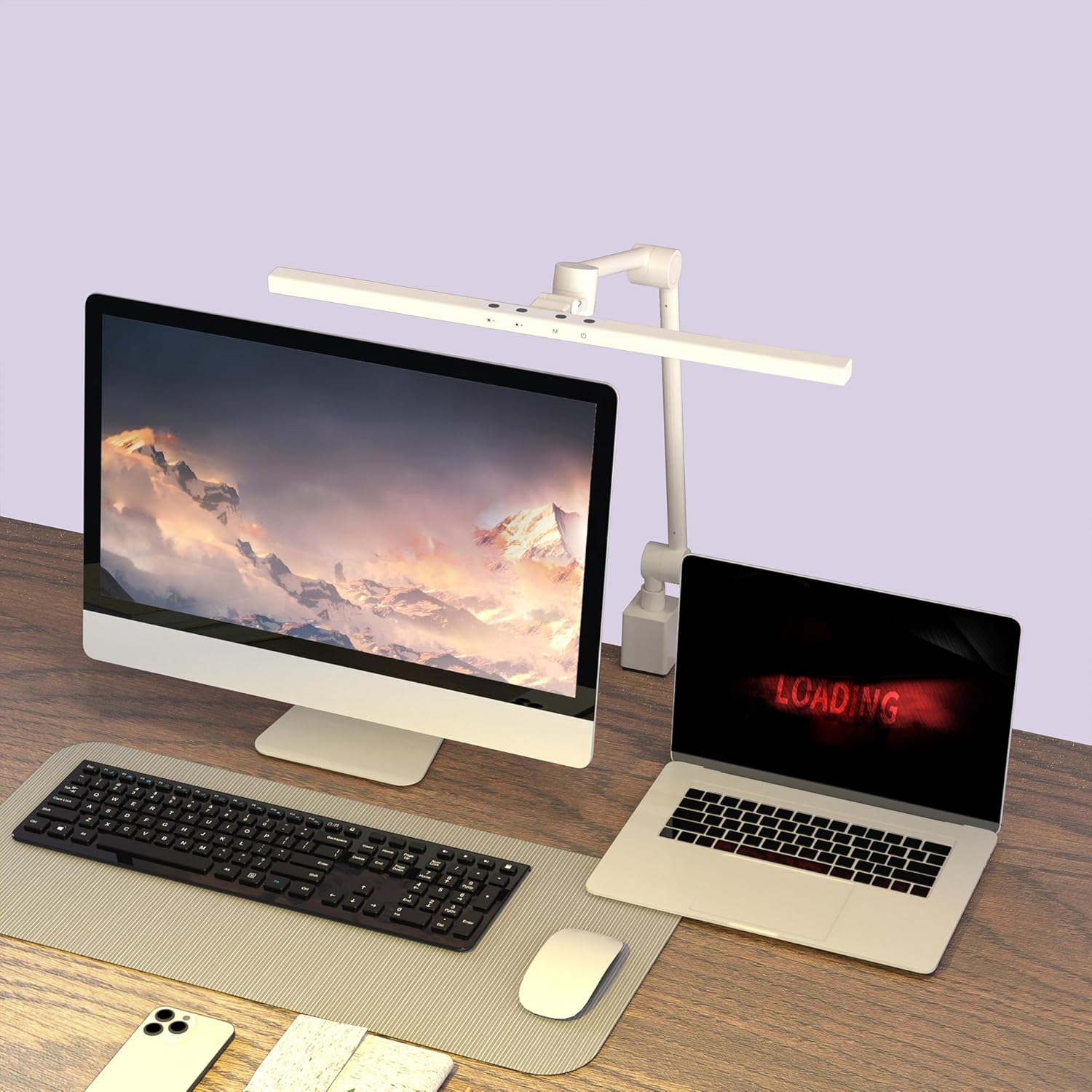 Ultra Bright Clamp Desk Lamp by MELIFO - Eye-Caring & High Definition Light