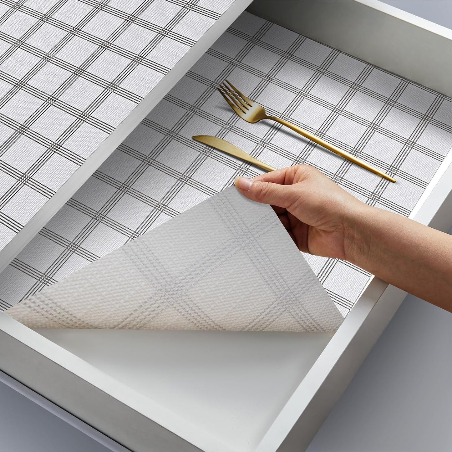 Non Slip Shelf Liner for Cabinets & Drawers by Coavas
