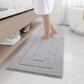 Buganda Bathroom Rugs 59 in x 20 in - Soft Absorbent Microfiber Bath
