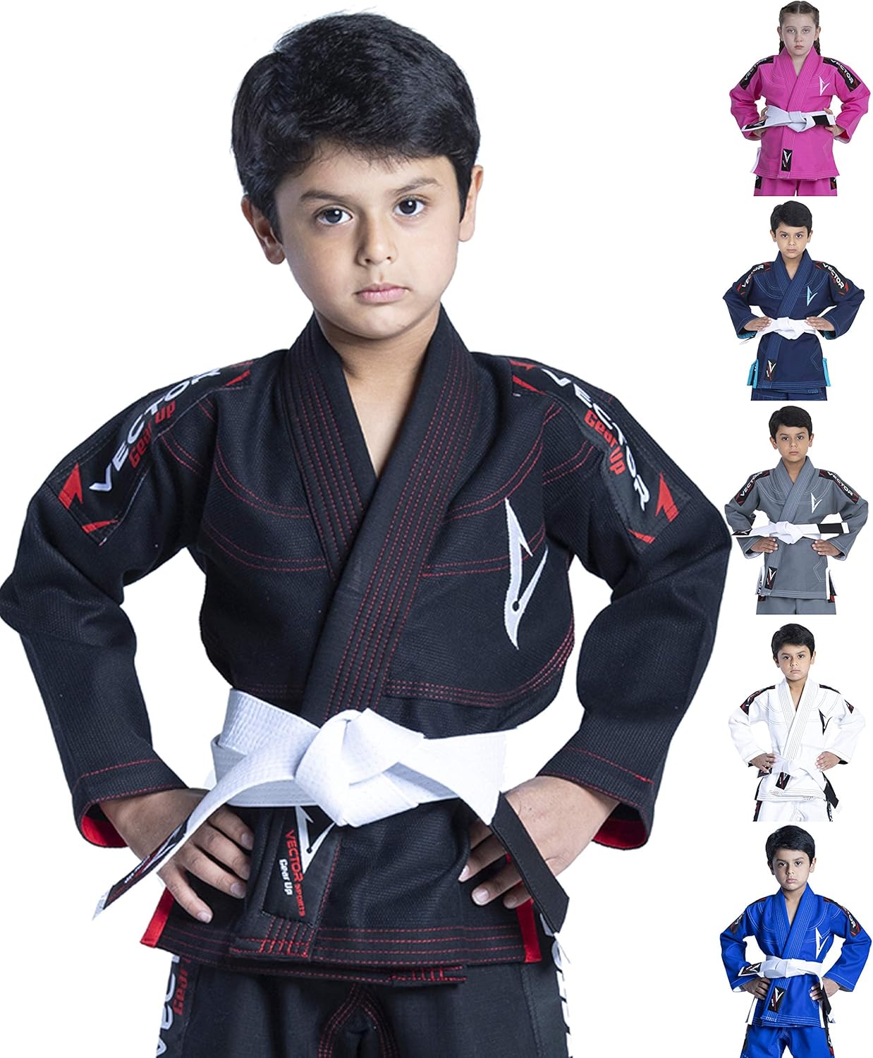 Durable Brazilian BJJ Gi for Kids - Lightweight Jiu Jitsu Uniform