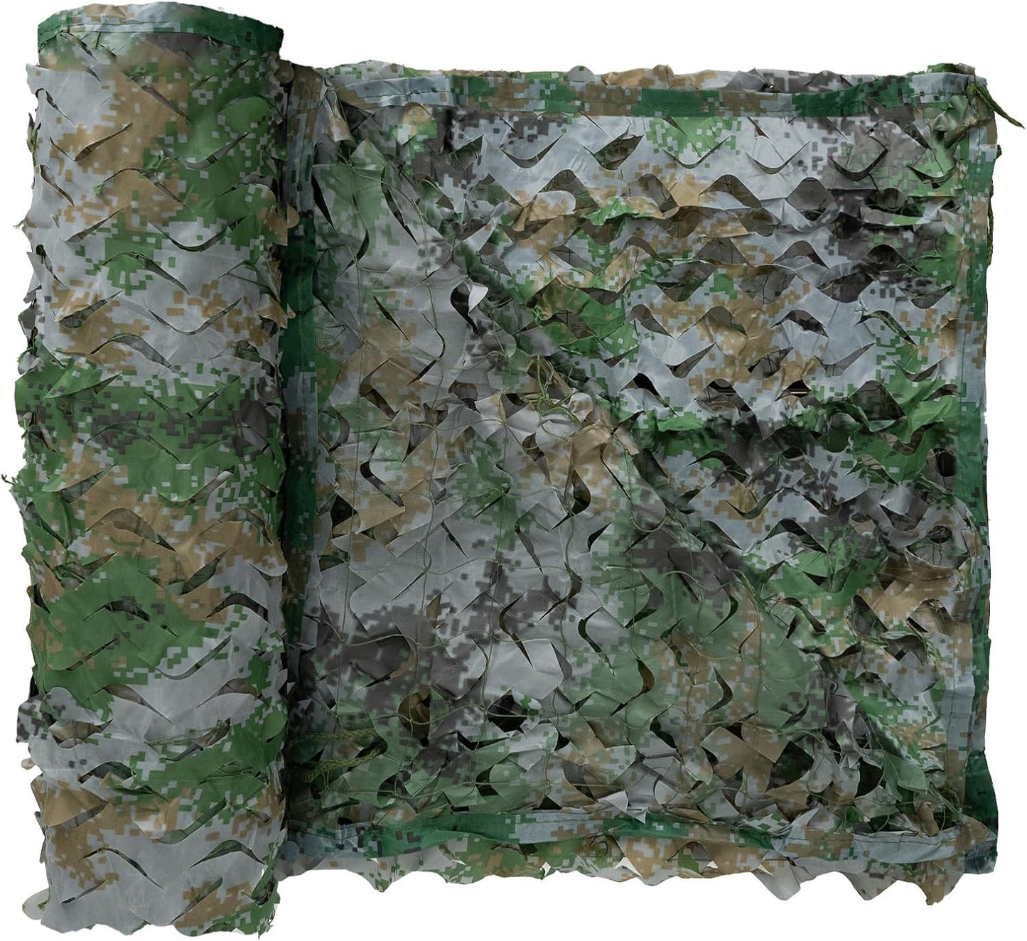 Custom Woodland Camo Netting for Camping and Hunting Needs