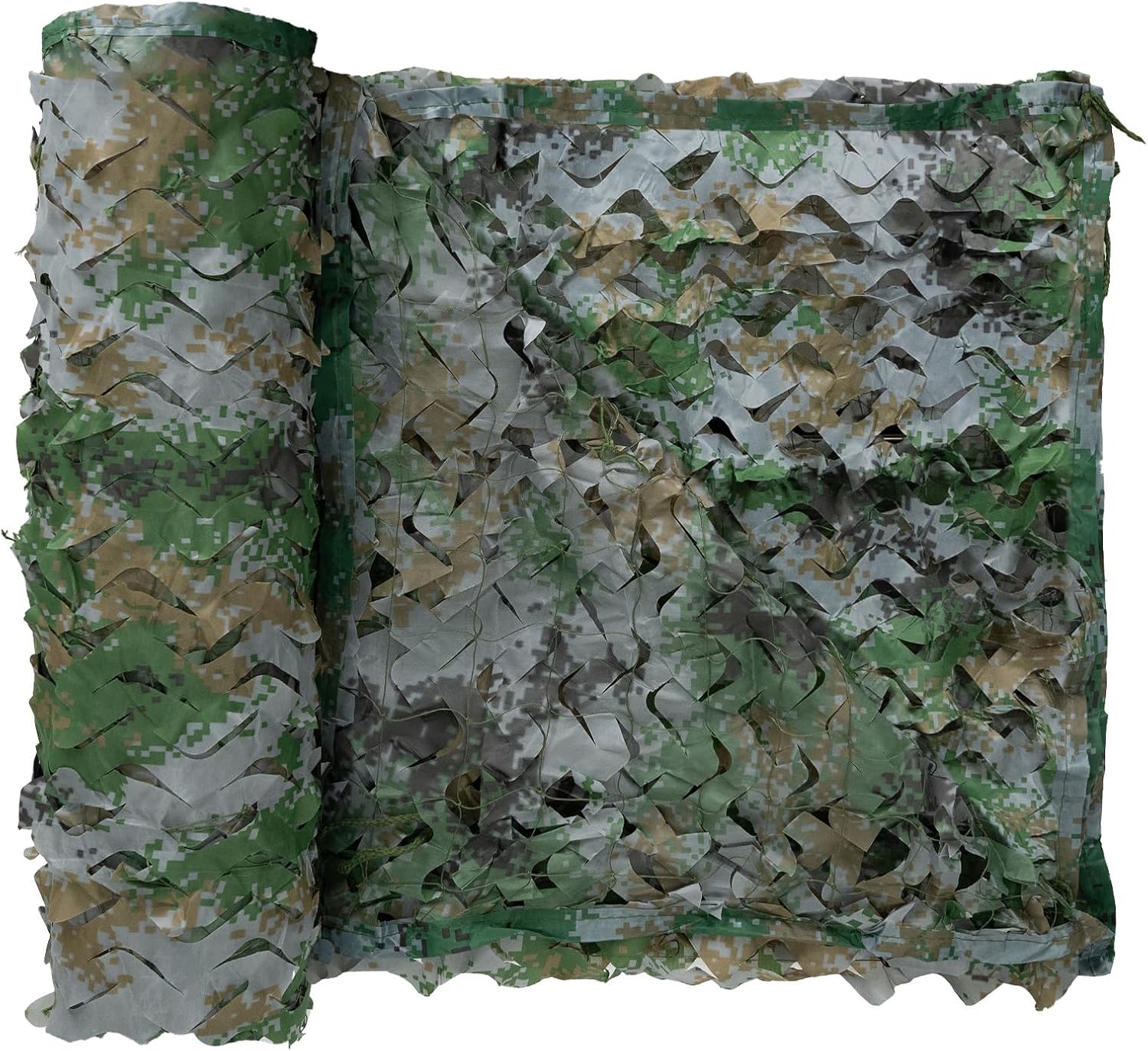 Custom Woodland Camo Netting for Camping and Hunting Needs
