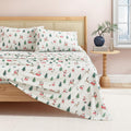 Christmas Flannel Sheet Set Full Size - Ultra-Soft Holiday Sheets