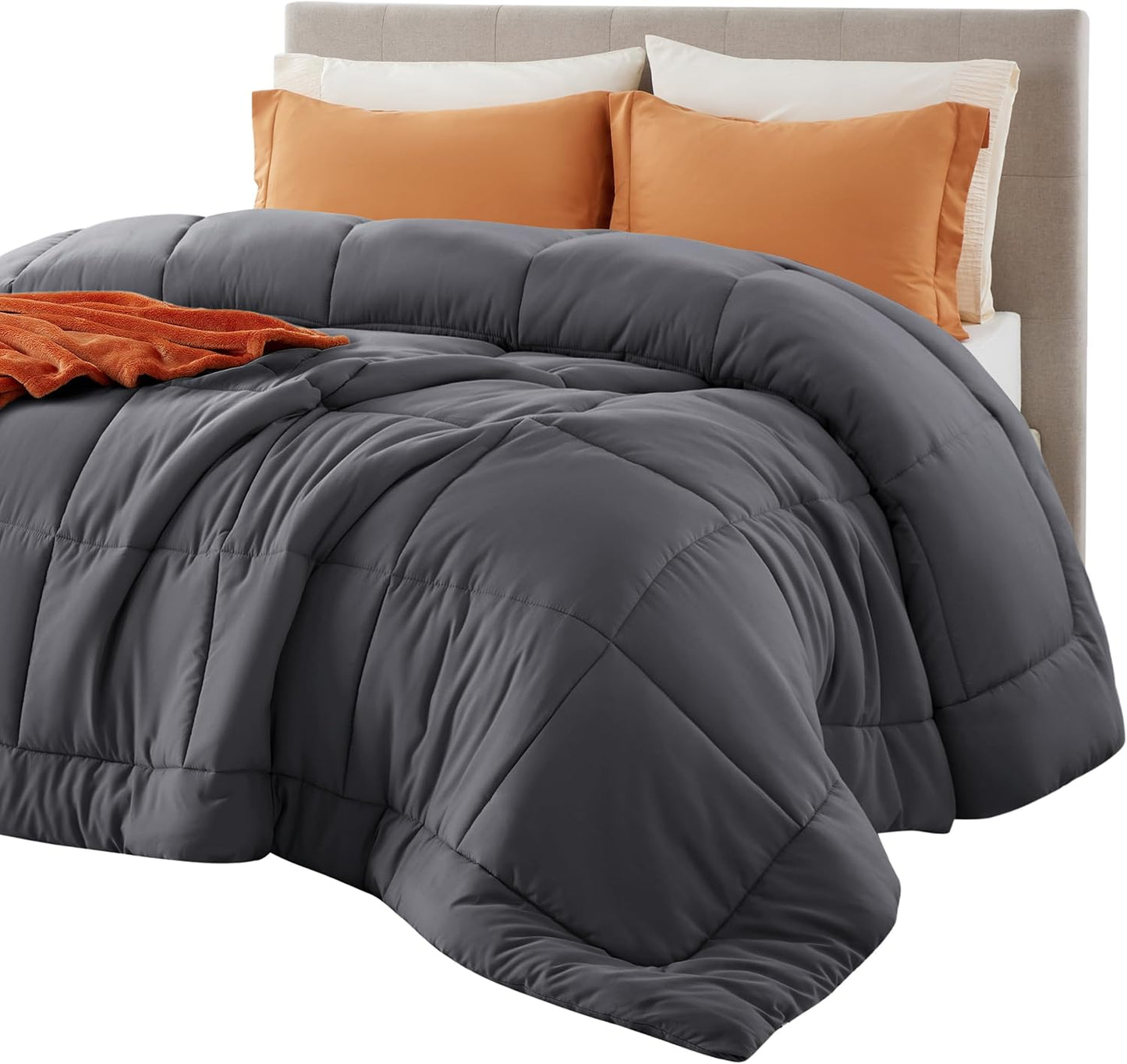 Bedsure Comforter Duvet Insert - All Season Quilted Queen Size