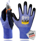 DEX FIT Cut Resistant Gloves Cru553 - Level 5 Protection and Comfort