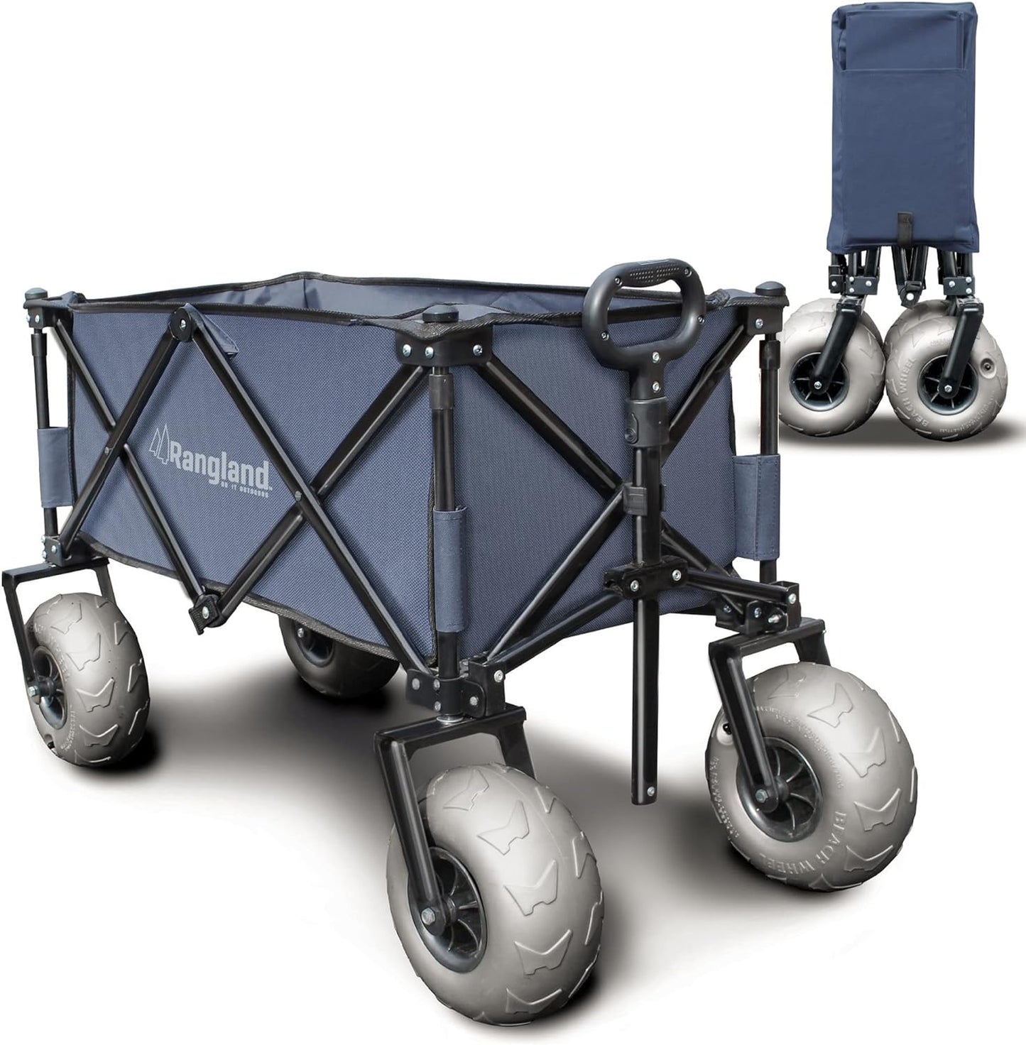 Beach Wagon with Big Wheels for Sand - All Terrain Utility Cart