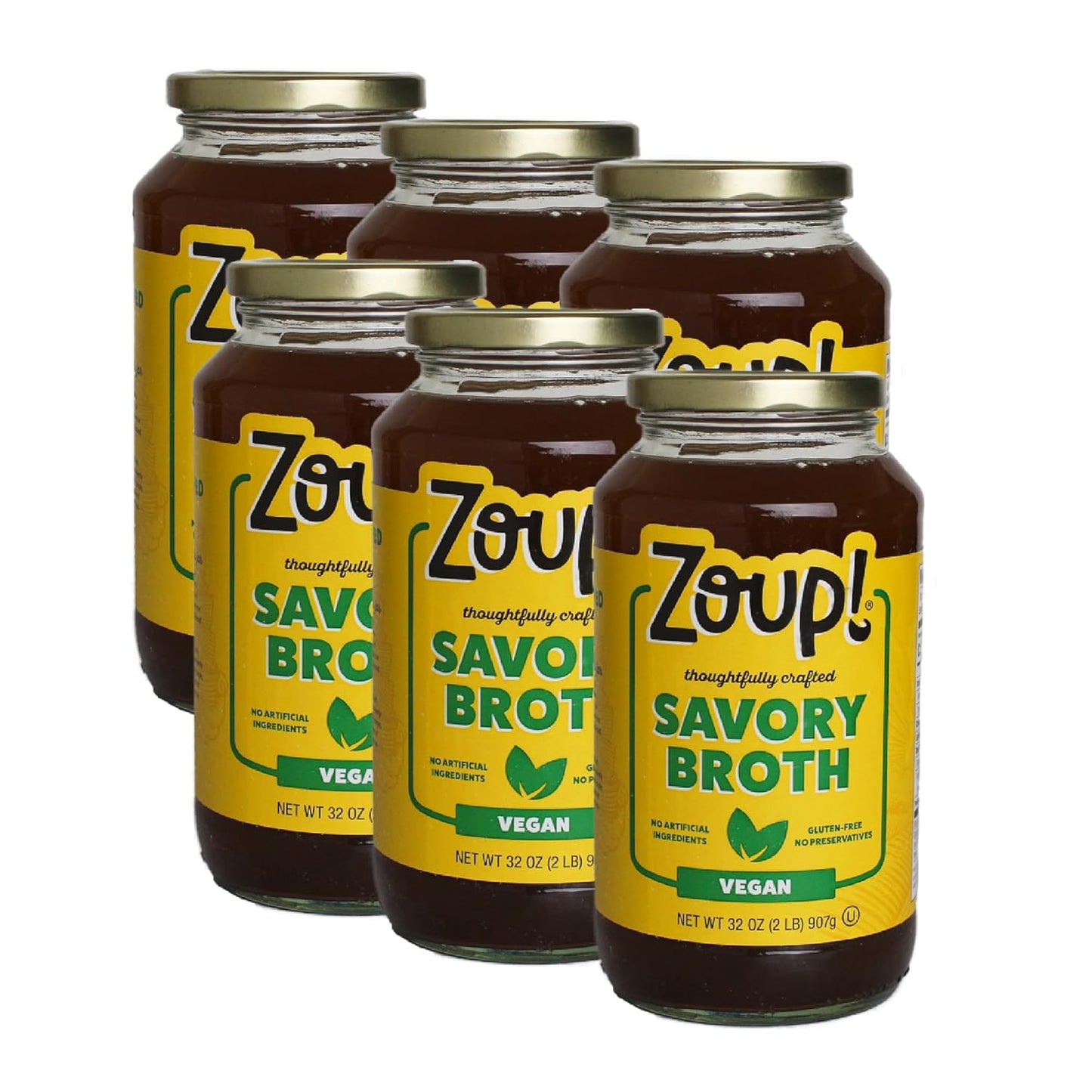 Savory Broth by Zoup! Vegan, Gluten Free, Non GMO, Low Calorie