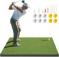 Golfguru Golf Mat 5x4 ft Dense Elite Hitting Mat - Real Feel Practice