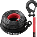 Winch Rope with Hook 1/2 in x 92 ft - Lightweight High Strength