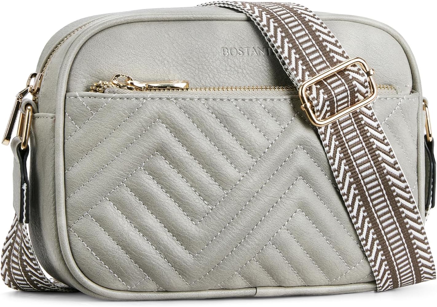 BOSTANTEN Quilted Crossbody Bags for Women - Stylish Vegan Leather