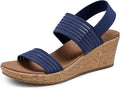 Skechers Beverlee Sheer Luck Sneaker Wedge - Comfortable Everyday Foam