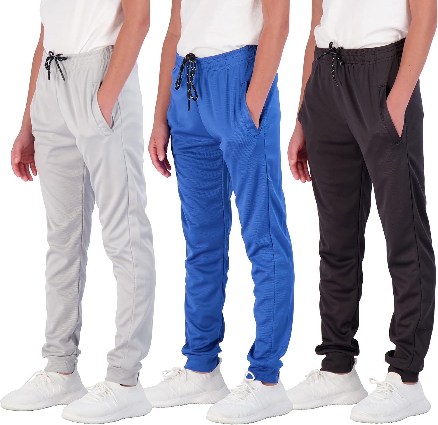 Boys' Mesh Active Jogger Sweatpants: Comfort & Style Combined
