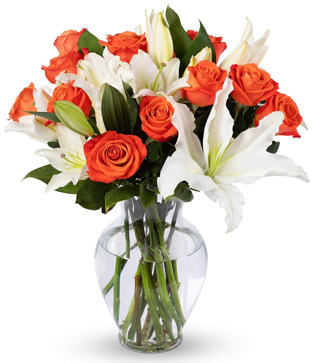 Oriental Lilies & Orange Roses Bouquet for Every Occasion