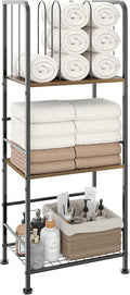 Towel Rack Free Standing 3-Tier M-Shaped Dividers - Space-Saving Towel
