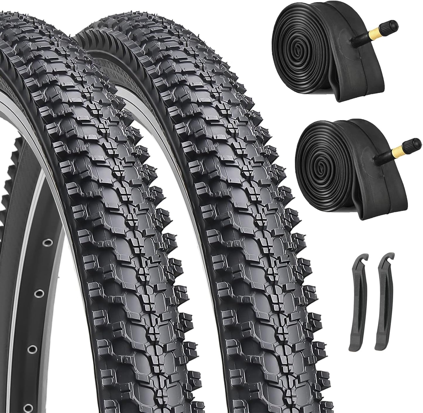Hycline 2-Pack Mountain Bike Tires Set for Off-Road Adventures