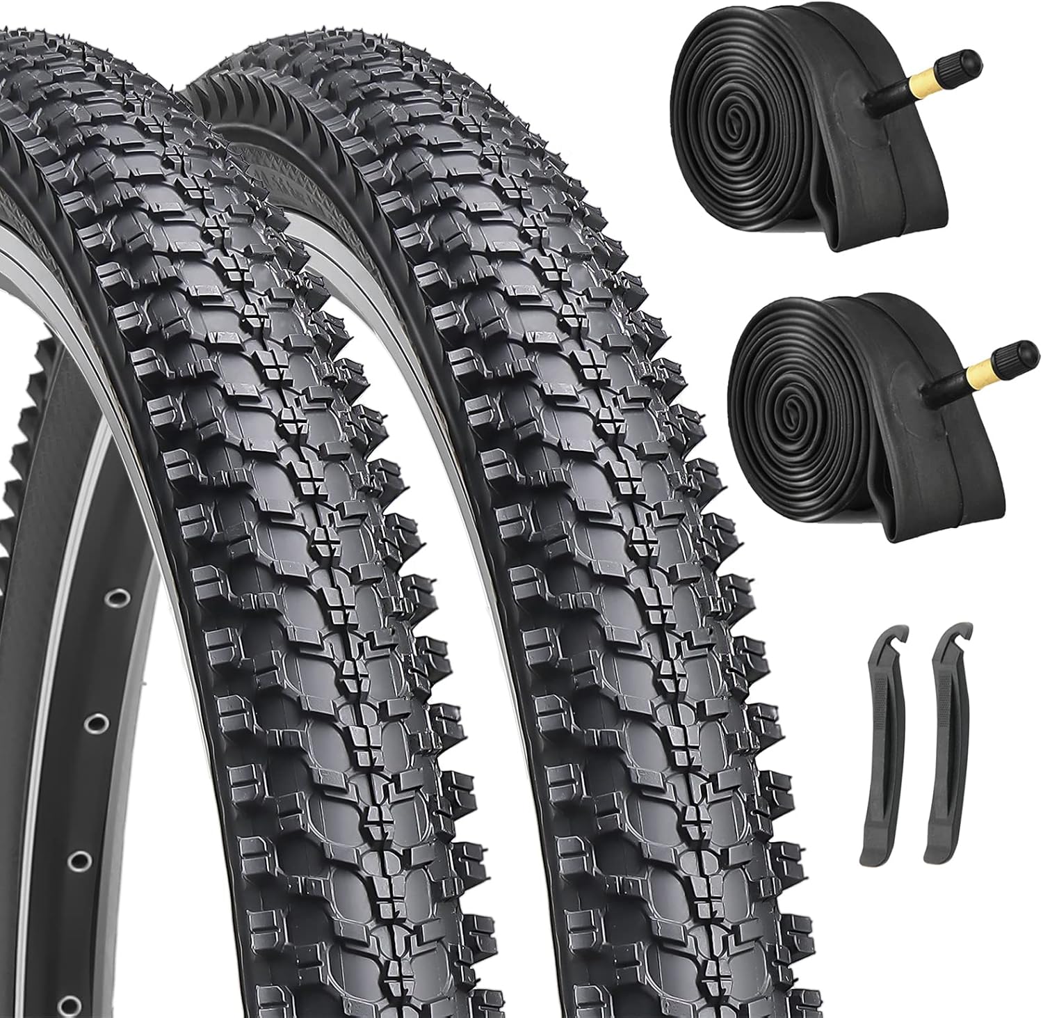 Hycline 2-Pack Mountain Bike Tires Set for Off-Road Adventures