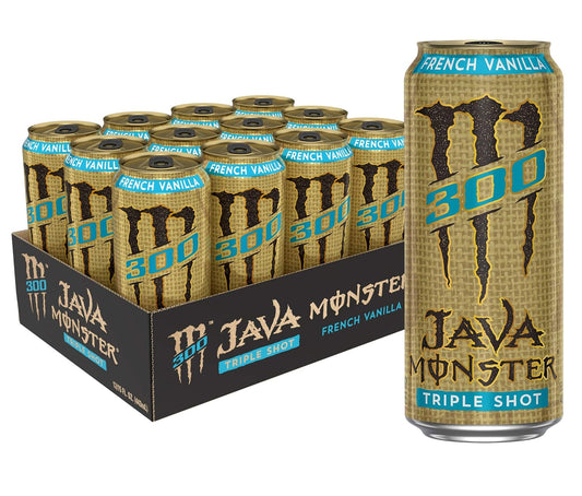 Java Monster 300 Triple Shot Robust Coffee in French Vanilla