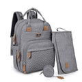 Dikaslon Diaper Bag Backpack with Changing Pad - Large, Unisex