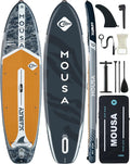 MOUSA 11ft 35in Extra Wide Inflatable Stand Up Paddle Board - Stable
