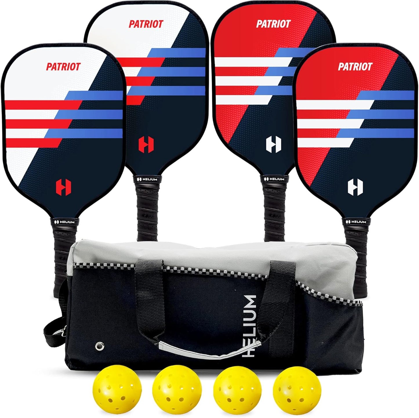 Helium Pickleball Paddles Set of 4 - Lightweight and Durable