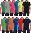Plus Size Men's Cotton T-Shirts 12 Pack X-Large - Bulk Assorted Tees