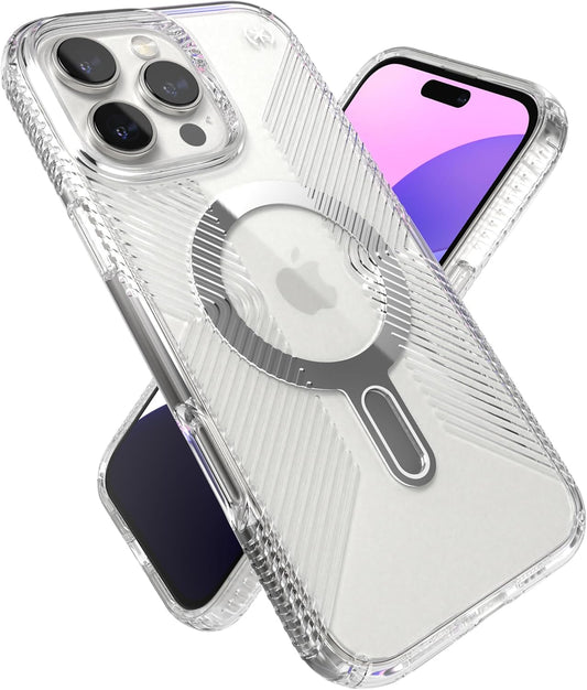Speck Clear iPhone 16 Pro Max Case with MagSafe ClickLock Feature