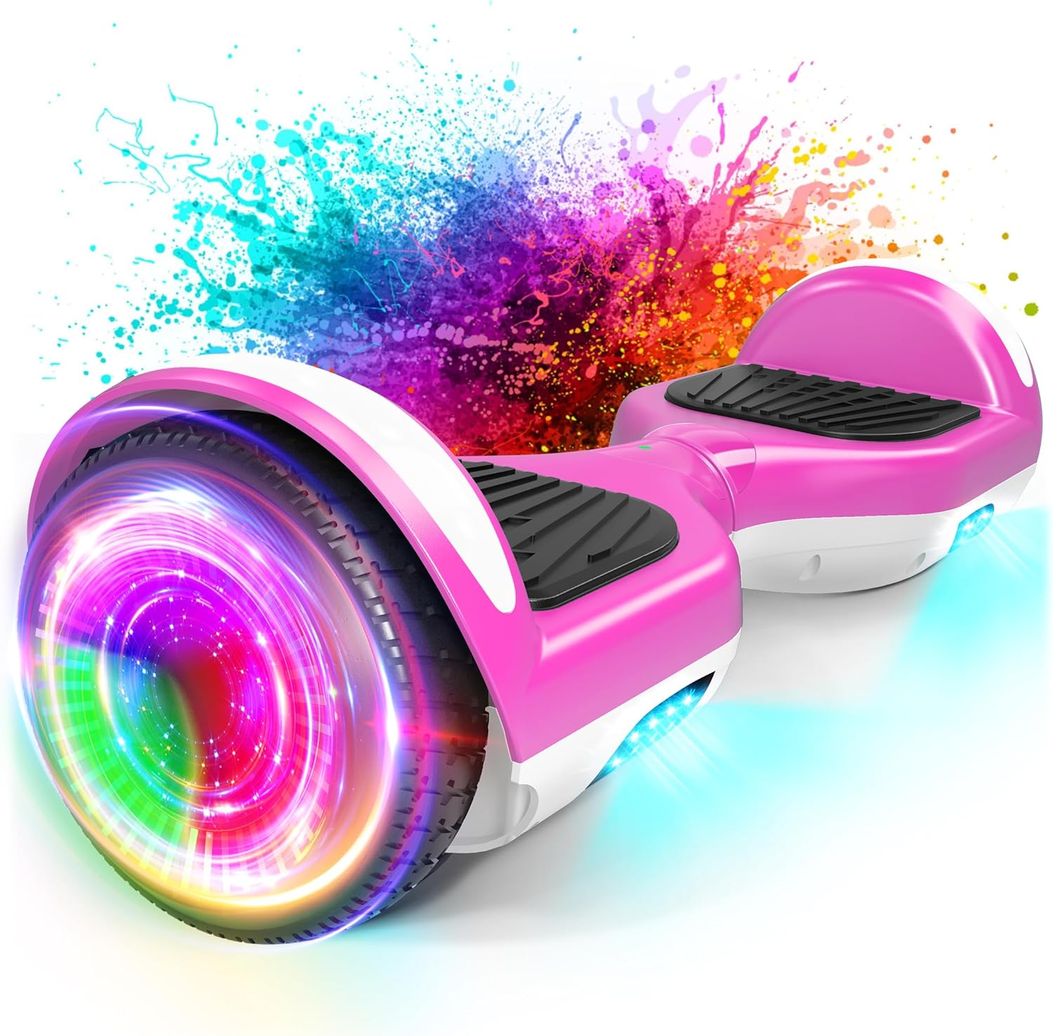 SISIGAD Self-Balancing Hoverboard with Colorful LED Lights