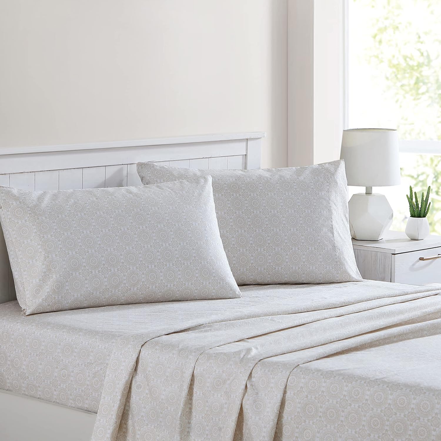Modern Threads Printed 4-Piece Extra Soft Bedding Sheet Set