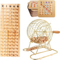 GSE Games & Sports Expert Deluxe Bingo Game Set - Large Brass Cage