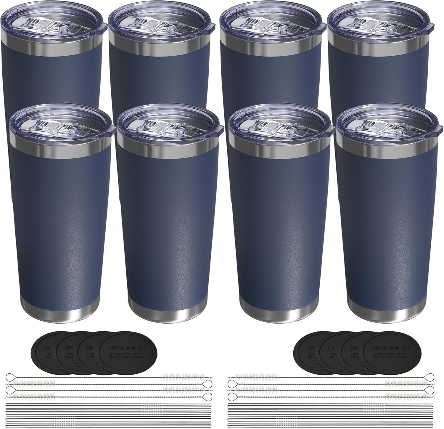 Travel Coffee Tumbler 20oz - Leakproof Insulated Mug Set