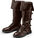 Medieval Pirate Boots Men Renaissance Steampunk High Tube - Costume