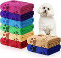 Chumia 8 Pcs Dog Towels for Drying Dogs and Cats - Quick Drying Pack