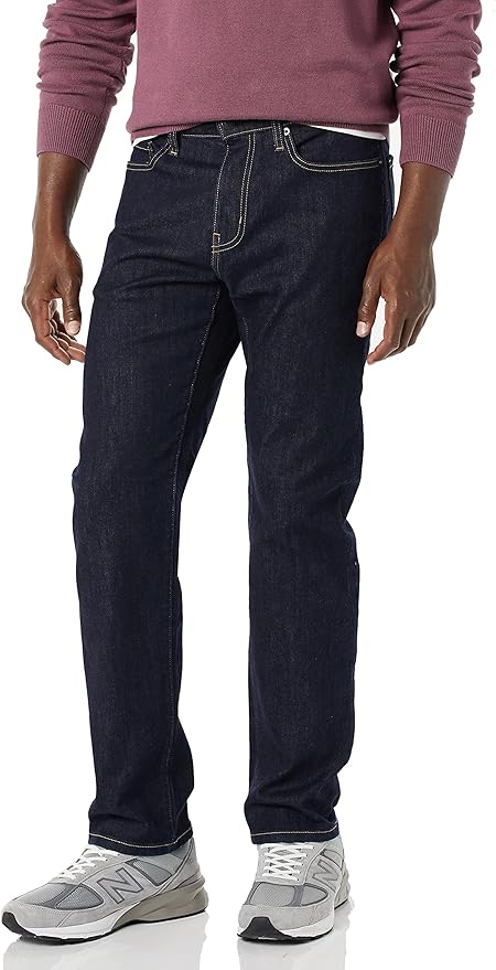 Men's Straight-Fit High Stretch Jean for Ultimate Comfort