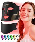LED Light Therapy Mask & Neck - Red 630nm NIR 830nm Skin Mask