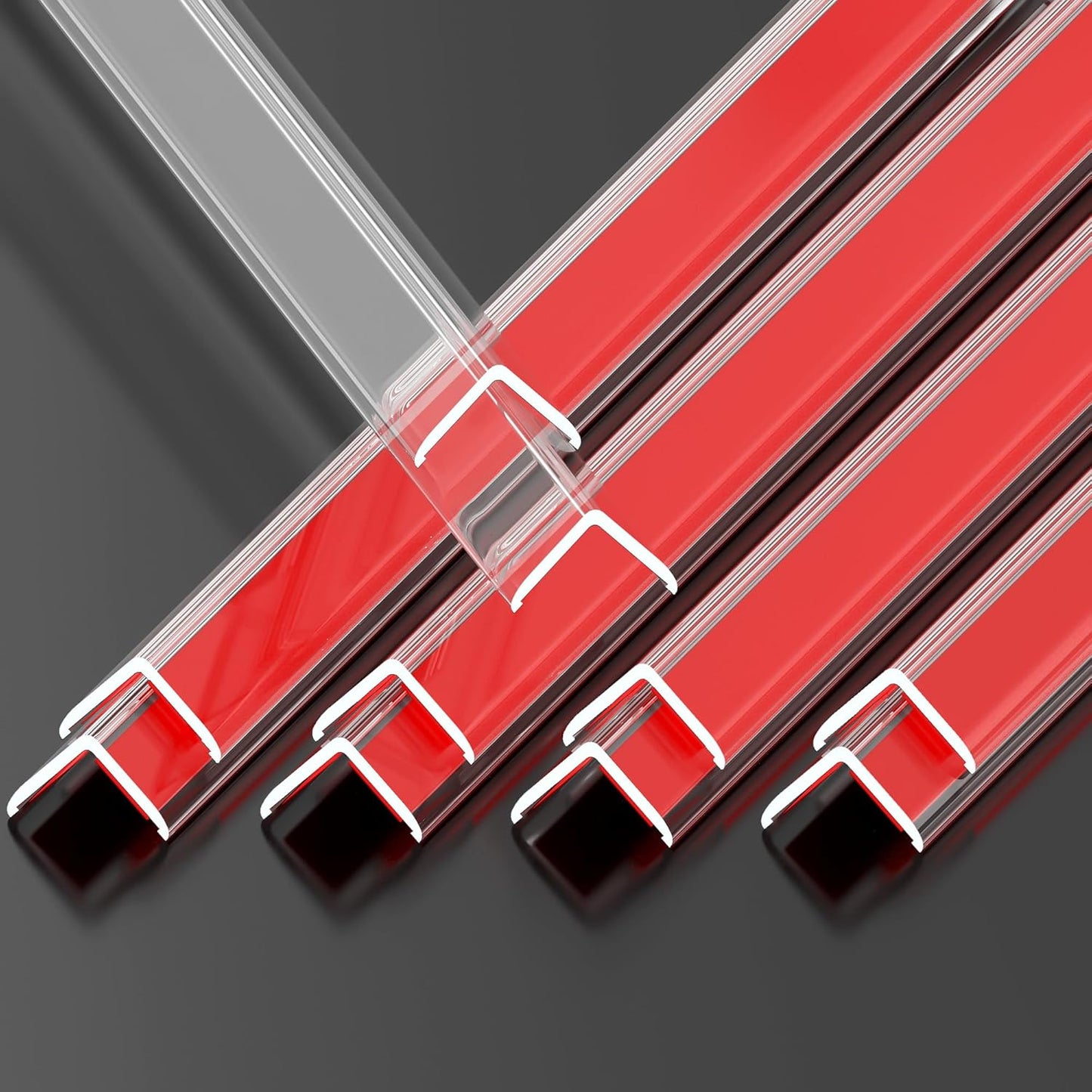 Clear Self-Adhesive Mini Wall Corner Protectors for Safety