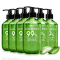 Aloderma 99% Organic Aloe Vera Gel 17.6oz Pump - Fast Sunburn Relief