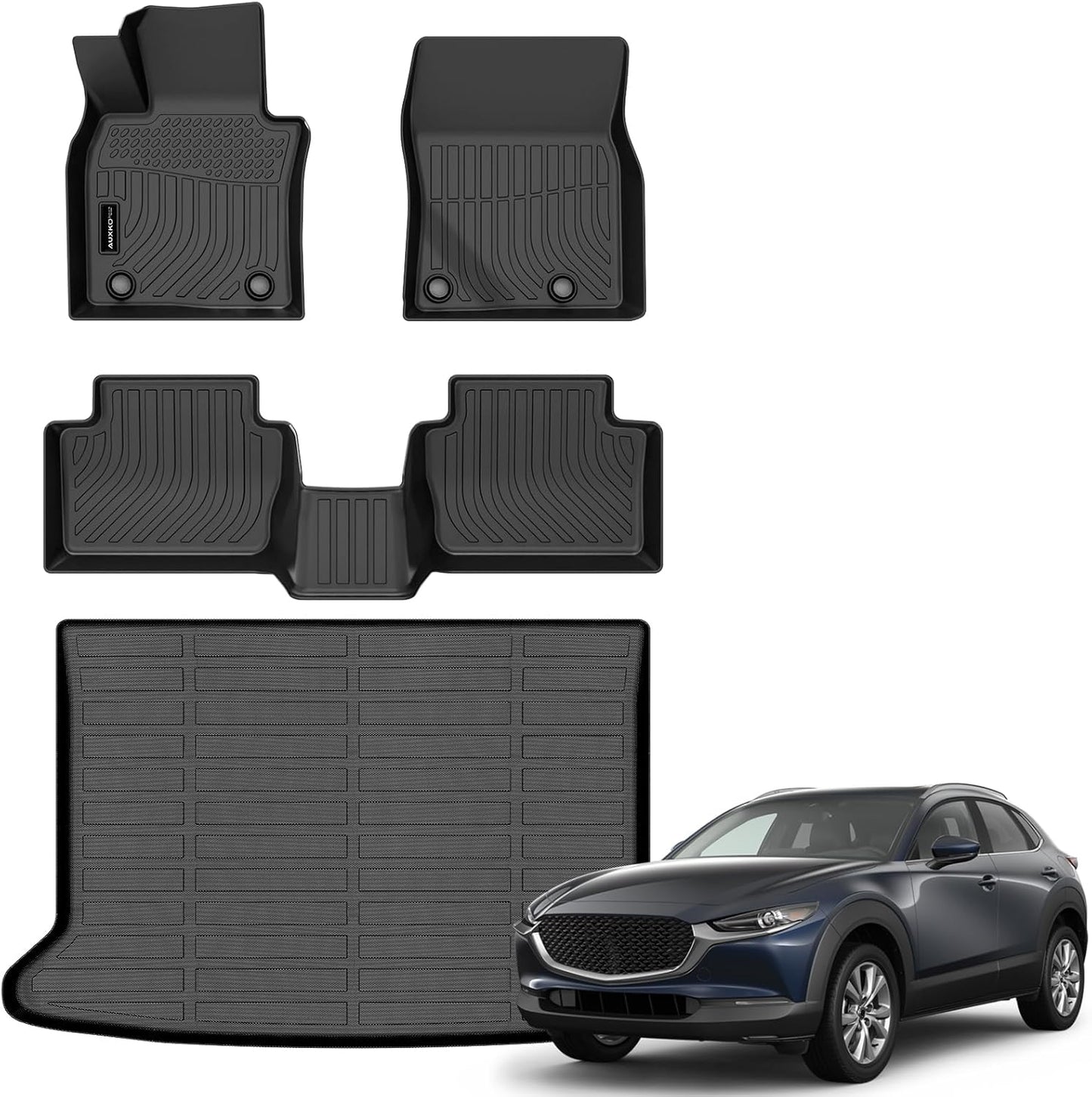 Auxko All Weather Floor Mats for Mazda CX-30 2020-2025