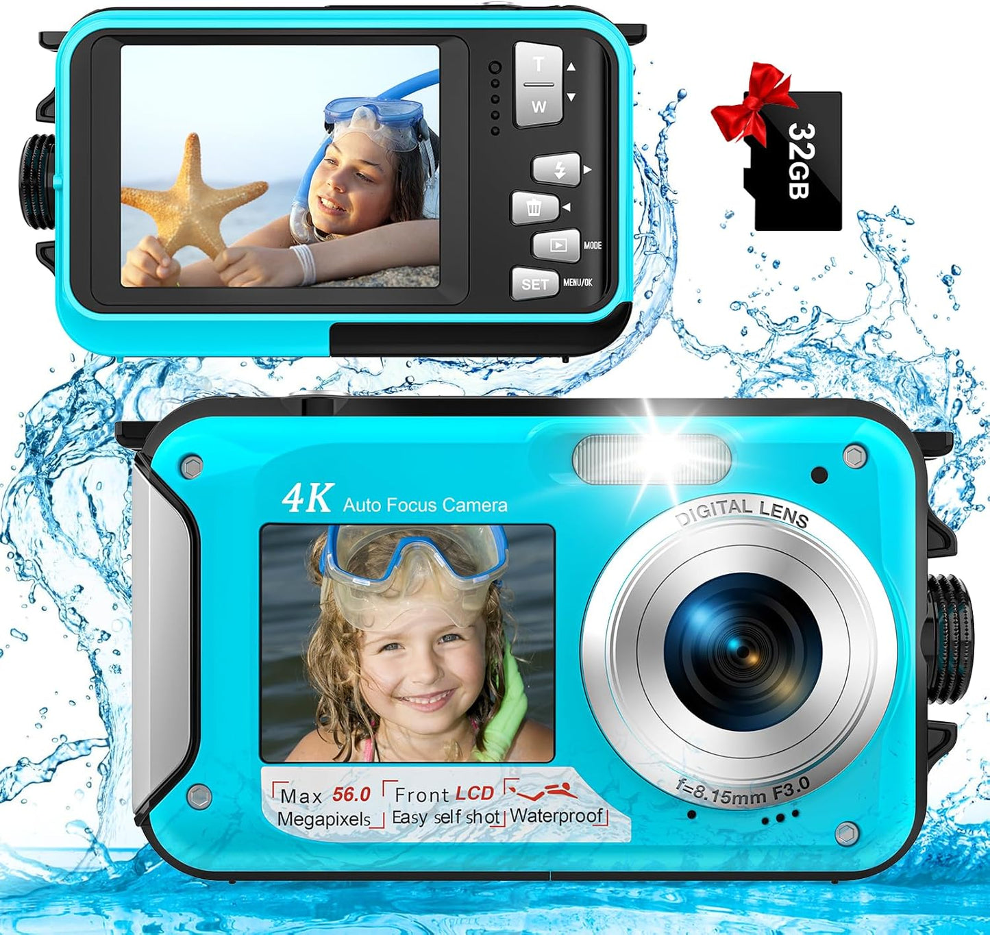 Yifecial 4K Underwater Camera: Stunning Clarity & 11FT Waterproof