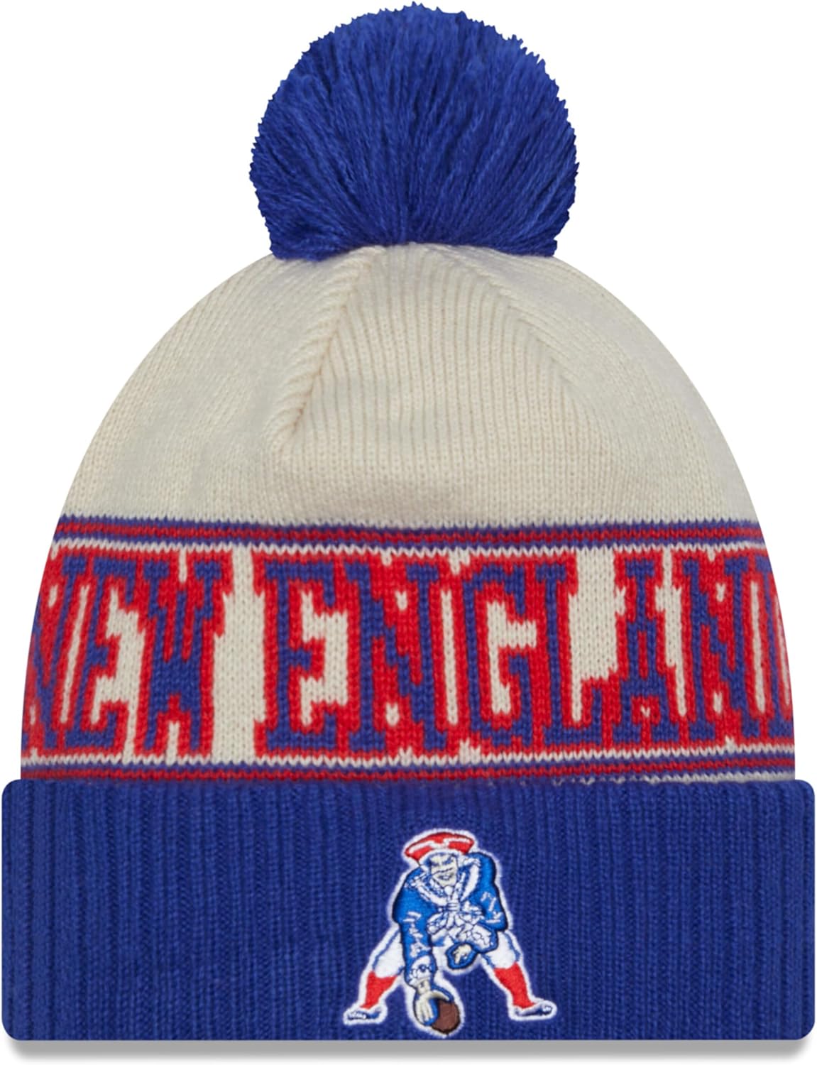 NFL Official Team Color Primary Logo Cold Weather Beanie Hat